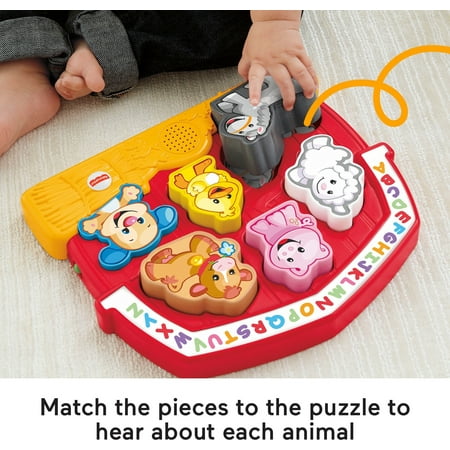 Fisher-Price Laugh & Learn Farm Animal Puzzle with 7 Different Songs