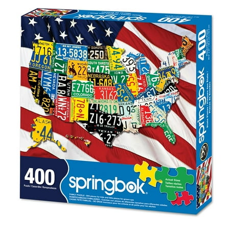 Allied Products, State Plates 400 Piece Puzzle