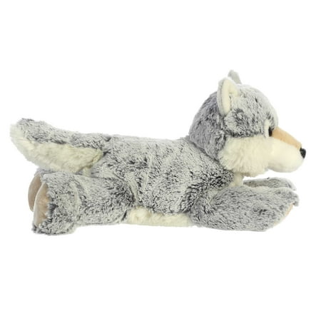 Aurora - Medium Gray Flopsie - 12" Winter Wolf - Adorable Stuffed Animal