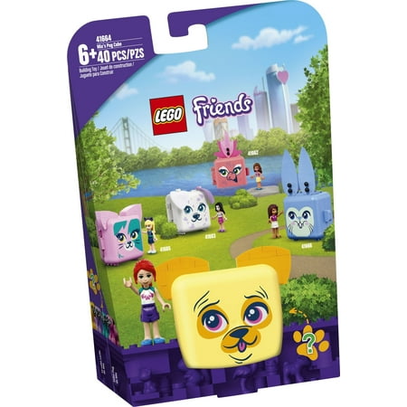 LEGO Friends Mia’s Pug Cube 41664 Building Toy For Kids Who Love Animals (40 Pieces)