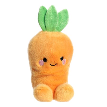 Aurora 5 in. Adorable Pocket-Sized Play Collectable Fun Cheerful Carrot Stuffed Animal Plush Toy, Orange