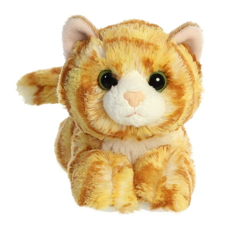 Aurora - Small Orange Mini Flopsie - 8" Ginger Cat - Adorable Stuffed Animal