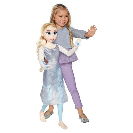 Disney Frozen 32 inch Playdate Elsa Doll with Ice Powers