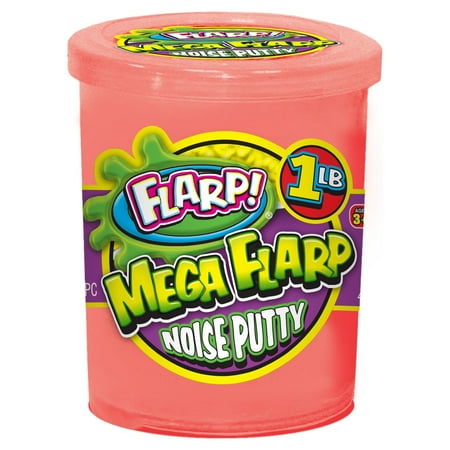 JA-RU Flarp Mega Flarp Noise Putty - 1 Pound Mega Value (Colors will Vary), Novelty Impulse Toys