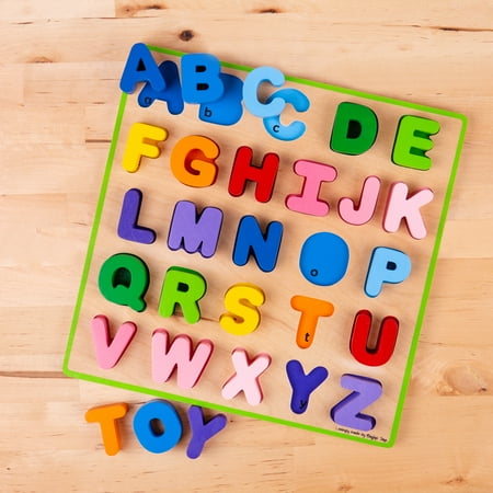 Bigjigs Toys - Chunky Alphabet Puzzle, Uppercase