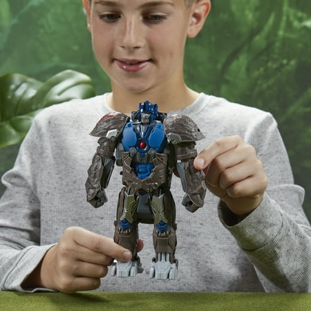 Transformers: Rise of the Beasts Optimus Primal Kids Toy Action Figure for Boys and Girls Ages 6 7 8 9 10 11 12 and Up (9”)