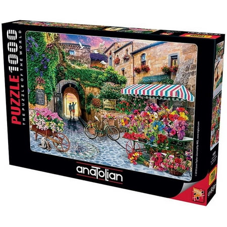 Anatolian Puzzle - The Flower Market, 1000 Piece Jigsaw Puzzle, #1066, Multicolor (ANA1066)