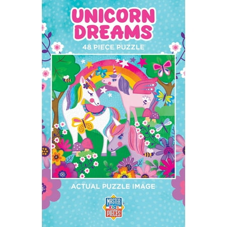 Unicorn Dreams 48 Pieces Interlocking Jigsaw Puzzle for Kids