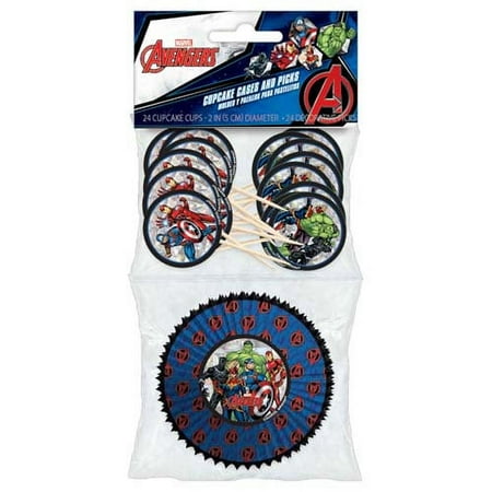 Avengers 'Powers Unite' Cupcake Kit for 24 (48pc)