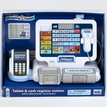 Klein: Shopping Center: Tablet & Cash Register Station, Kids Pretend Play, Ages 3+