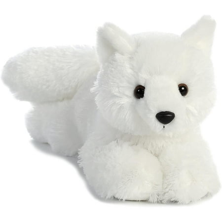 Aurora - Medium White Flopsie - 12" Arctic Fox - Adorable Stuffed Animal