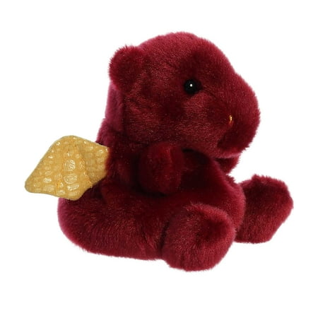 Aurora - Mini Red Palm Pals - 5" Aidan Dragon - Adorable Stuffed Animal