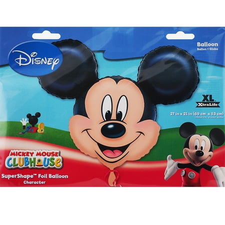 XL 27" Disney Mickey Mouse Super Shape Mylar Foil Birthday Party Balloon