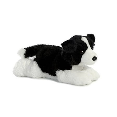 Aurora - Medium Black Flopsie - 12" Border Collie - Adorable Stuffed Animal