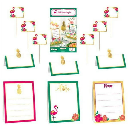 Hawaiian Luau 'Aloha' Buffet Decorating Kit (12pc)