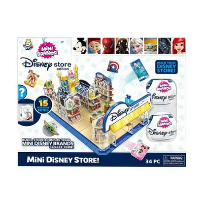 Zuru 40893 Disney 5 Surprise Mini Brands Doll Store Playset, 34-Pieces