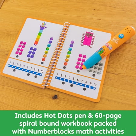 Educational Insights Hot Dots Numberblocks Workbook & Pen Numbers 11-20, 60+ Activities, Ages 5+