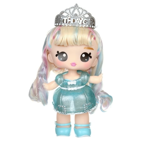 Yummiland Large Doll + Lipgloss Pet- Callie Birthday Cake, Ages 4+