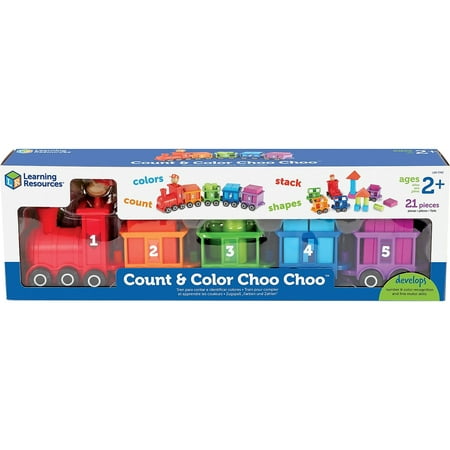 Learning Resources LER7742 Color & Count Choo Choo Toy