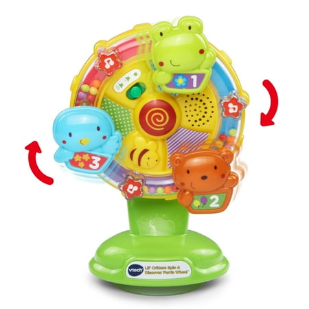 VTech Lil' Critters Spin and Discover Ferris Wheel, Toddler Learning Toy