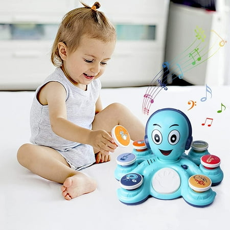 CYURMJUN Baby Musical Octopus Toys, Learning Toys for Toddlers, Preschooler, Baby Birthday Gifts