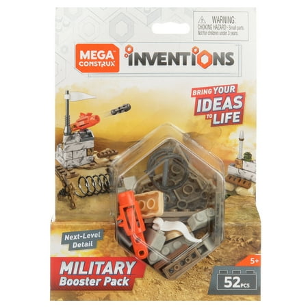 Mega Bloks Inventions Mega Construx Military Building Set Booster