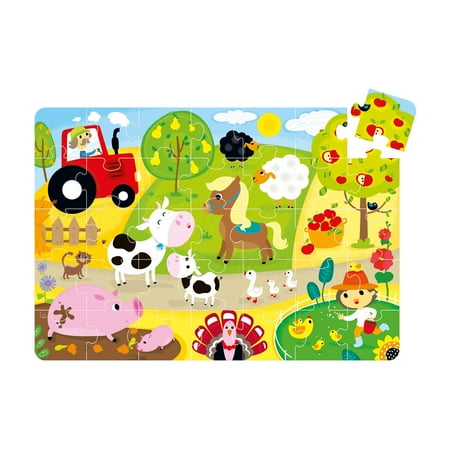 Suuuper Size Puzzle - On the Farm: 35 Pcs