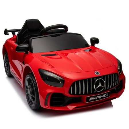 Seizeen 12V Kids Ride On Cars Battery Powered, Benz-GTR Ride on Toy w/ Remote Control, 3 Speeds, Music Player, Ride On Cars for Kids As Best Gift for Girls Boys, Red