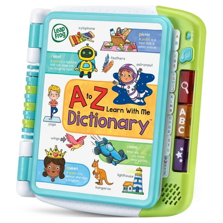 LeapFrog A to Z Learn With Me Dictionary, Preschool Interactive Book, Teaches Letters