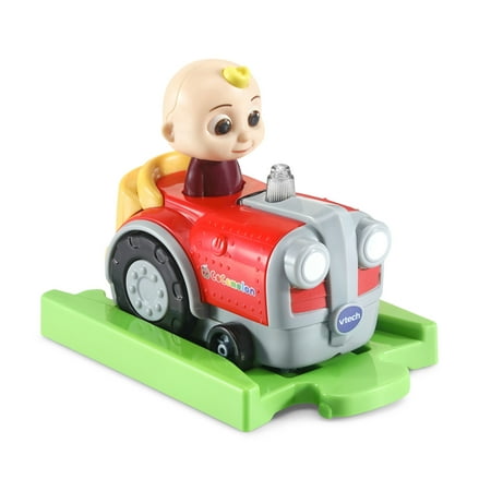 VTech CoComelon™ Go! Go! Smart Wheels® JJ's Tractor & Track JJ CoComelon Electronic Learning Systems with Accessories Included, Baby and Toddler Toys