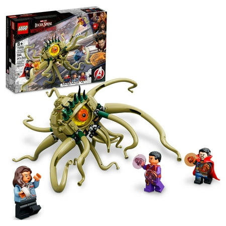 LEGO Marvel Gargantos Showdown 76205 Monster Building Kit with Doctor Strange, Wong and America Chavez for Ages 8+ (264 Pieces)