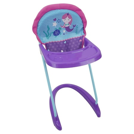 509: Mermaid 21 Piece Set: Doll Stroll n Play & Care Set - Includes Stroller, Car Seat, Highchair, Play Yard, 15 Piece Accessories, & Diaper Bag/Handbag, Kids Pretend Play Ages 3+