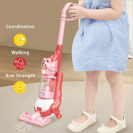 Adofi Life Vac, Kids Vacuum that Really Works, Pretend Play Toy, Toddler Vacuum Cleaner with Real Suction Power, Toy Vacuum for Toddlers 1-3 with Real Function, Bright Light & Realistic Sounds