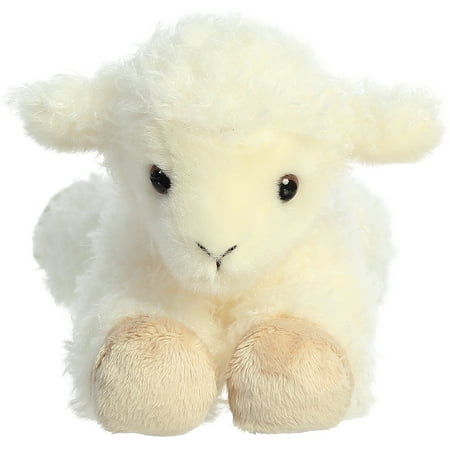 Aurora - Small White Mini Flopsie - 8" Luna Lamb - Adorable Stuffed Animal