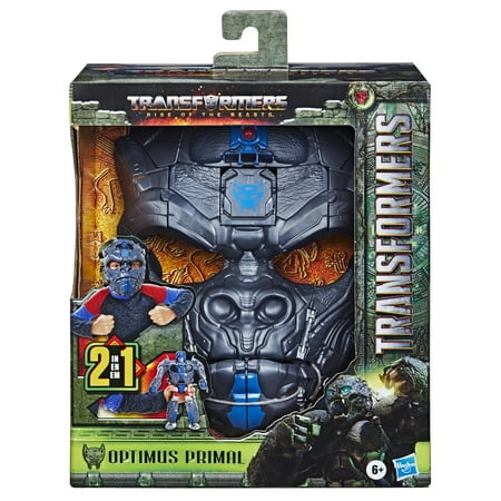 Transformers: Rise of the Beasts Optimus Primal Converting Mask Kids Toy for Boys and Girls Ages 6 7 8 9 10 11 12 and Up