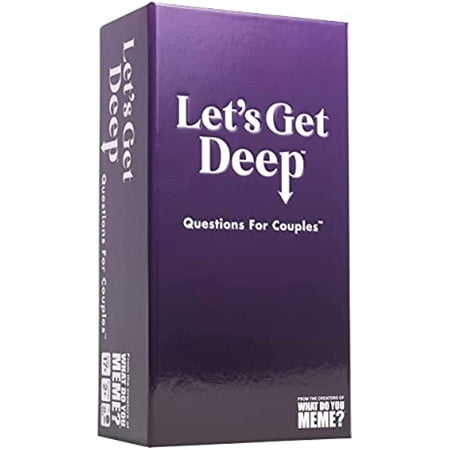 Let's Get Deep - The Adult Party Game for Couples by What Do You Meme?®