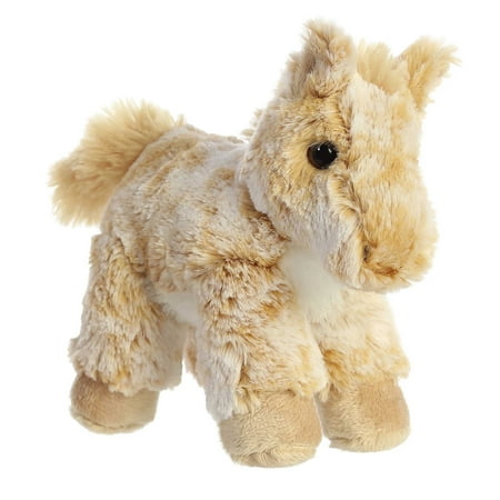 Aurora - Small Brown Mini Flopsie - 8" Caramel Horse - Adorable Stuffed Animal