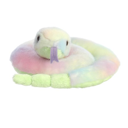 Aurora - Small Multicolor Mini Flopsie - 8" Lula Snake - Adorable Stuffed Animal