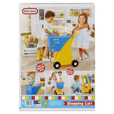 Little Tikes Shopping Cart-Yellow & Blue