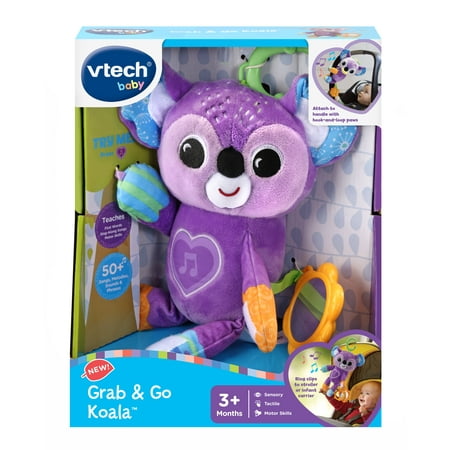 VTech® Grab & Go Koala Clip-On Stroller Plush Take-Along Toy for Infants