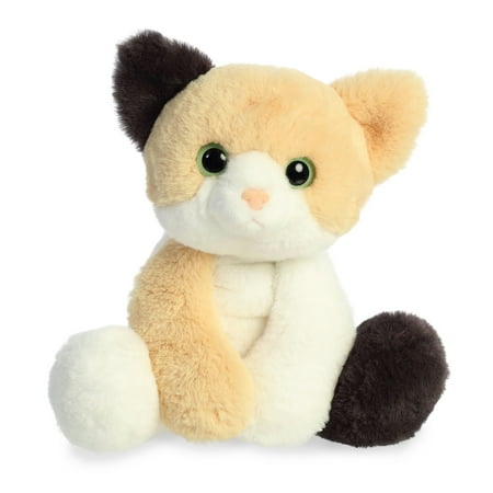 Aurora - Medium White Flopsie - 12" Callie Cat - Adorable Stuffed Animal