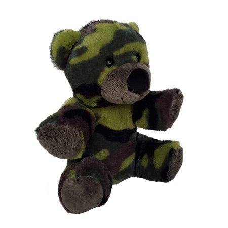 Record Your Own Plush 8 inch Camo Teddy Bear - Ready 2 Love in a Few Easy Steps