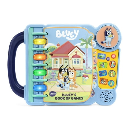 VTech Bluey Bluey's Book of Games Bluey Bluey Alphabet Toys Baby and Toddler Toys