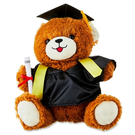 Way To Celebrate Graduation 11-Inch Plush Recordable, Brown Bear