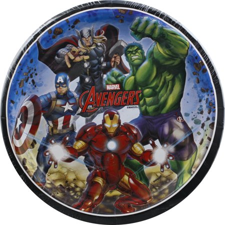 Avengers Paper Party Plates - 9 inch - 8ct by Unique