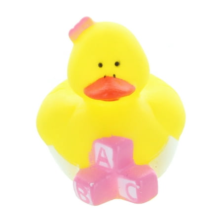 24 Mini Baby Girl Rubber Duck Duckys Pink Shower Favors