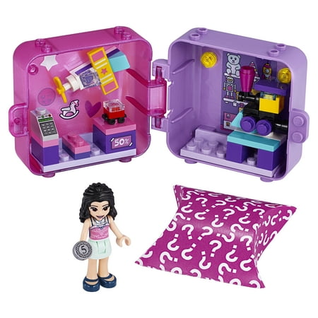 LEGO Friends Emma’s Shopping Play Cube 41409 Building Kit, Includes a Collectible Mini-Doll; Top Gift for Imaginative Play (49 Pieces)