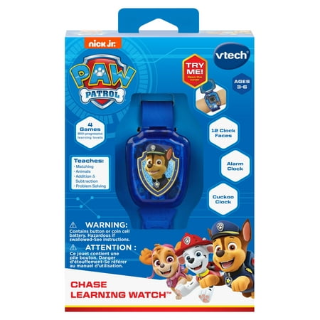 VTech, PAW Patrol, Chase Learning Watch, Toddler Watch, Learning Toy