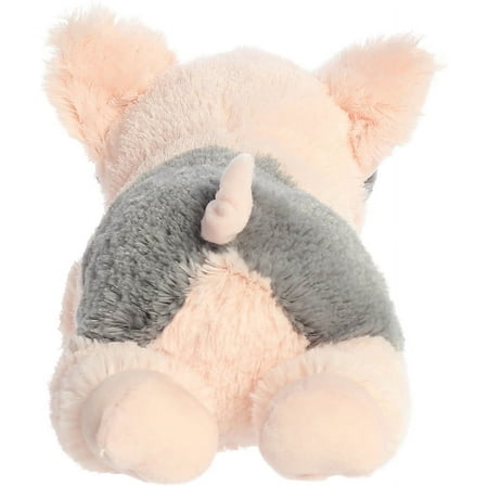 Aurora - Medium Pink Flopsie - 12" Tidbit Mini Pig - Adorable Stuffed Animal