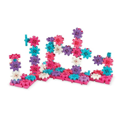 Learning Resources Gears! Gears! Gears! Deluxe Building Set, Puzzle, 100 Pieces, Pink